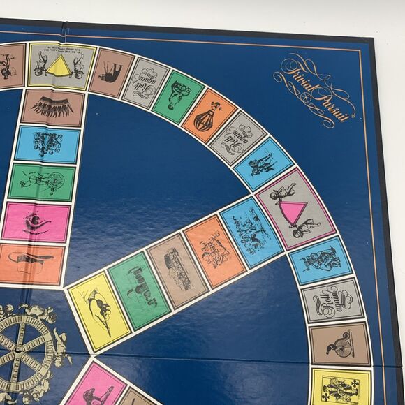 Trivial Pursuit Master Game Board Only From Young Players Edition 1984 - Picture 3 of 12